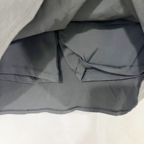 Athleta Trekkie North Skort in Gray Skirt Built-In Shorts Athletic - Size 6 Tall - Picture 3 of 6